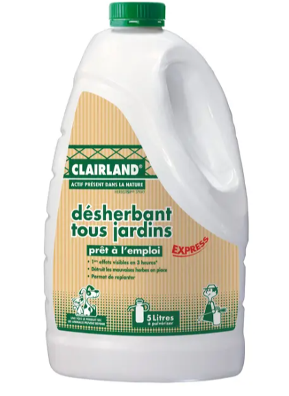 Ready-to-use 5L all-purpose weed killer - Clairland Biocontrol